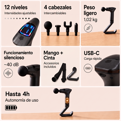 Pistola Masajeadora Muscular